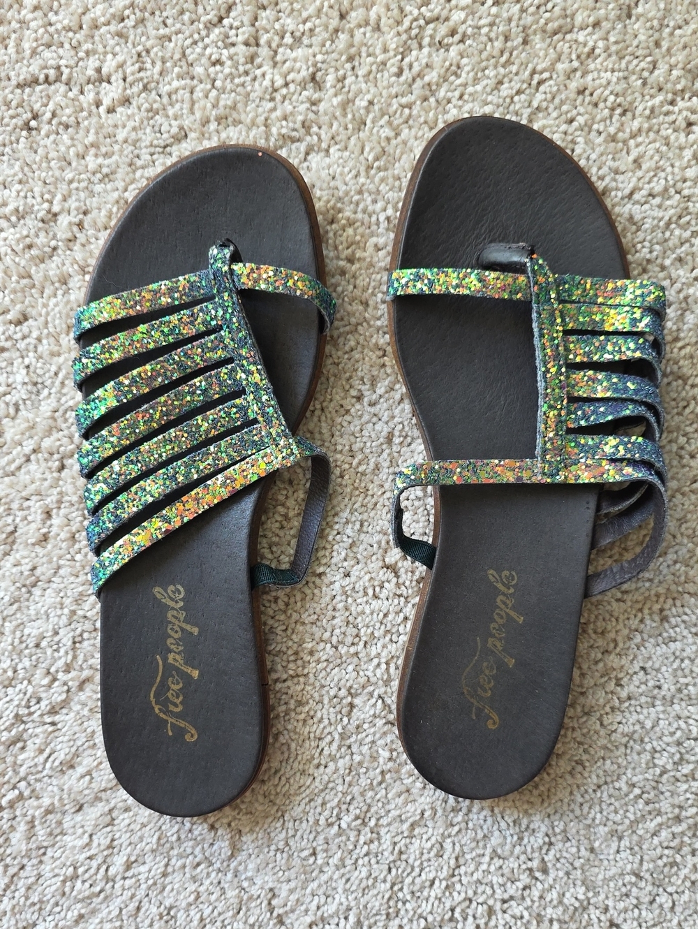 Glitter Sandals - Brand New